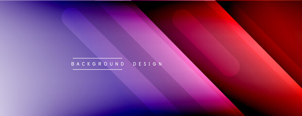 Dynamic lines abstract background. 3D shadow effects and fluid gradients. Modern overlapping forms