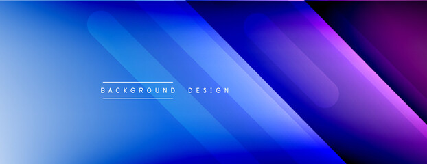Dynamic lines abstract background. 3D shadow effects and fluid gradients. Modern overlapping forms