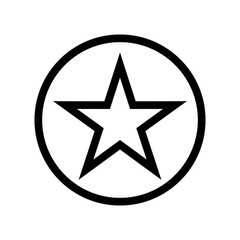 Star icon vector symbol illustration