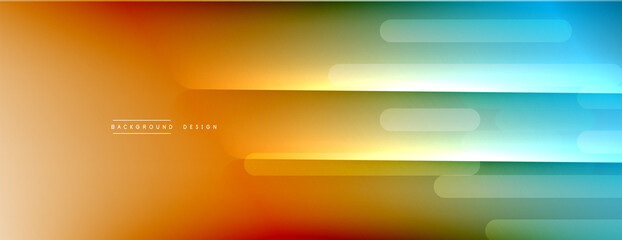 Dynamic lines abstract background. 3D shadow effects and fluid gradients. Modern overlapping forms