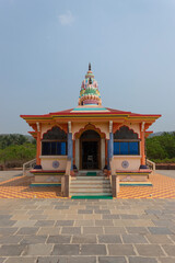 Front View of Shri Hanuman temple, Guhagar, Ratnagiri, Maharashtra, India.