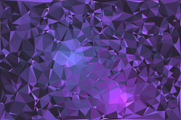 Obraz premium Abstract polygonal background. Triangular geometric pattern. Vector illustration.
