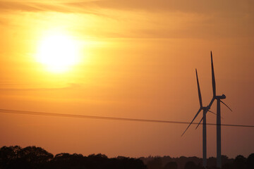 Sonneuntergang in Mecklenburg-Vorpommern