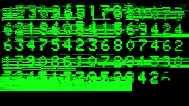 Green numbers and data computer code