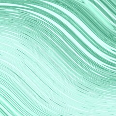 Abstract background in green. Patterns of green lines. Wave texture. Abstract image of grass. A swirl of lines. Elegant smooth geometric shapes. An illustration for a diverse design.