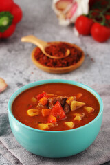Traditional Hungarian meat stew - Goulash