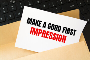 Motivational advice Make A Good First Impression.