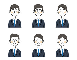 ビジネスマン　アイコンセット
