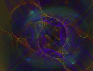 Imaginatory fractal background generated Image