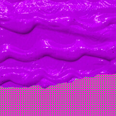 Purple waves paint and geometry background. Minimal abstract collage creative wallpaper. Ocean and sand vacation vibes