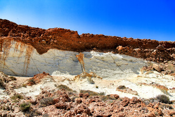 Volcanic texture in the mountains of Cabo de Gata