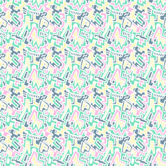 Seamless vector artwork with aztec ethnic abstract pattern