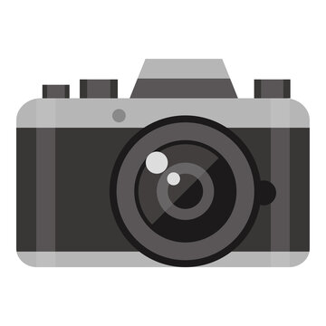Single-lens reflex camera icon 一眼レフカメラのアイコン