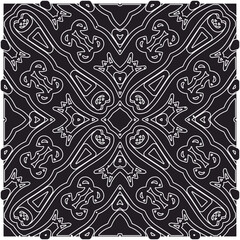 Geometric vector pattern with triangular elements. Seamless pattern with simple colors .Vector hand drawn doodle pattern.