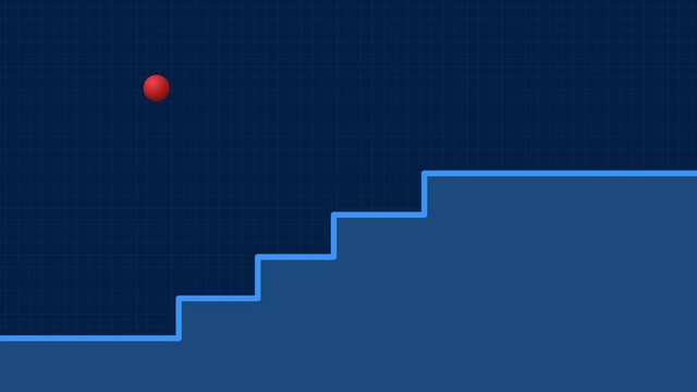 Ladder For Steps Illustration or Business Strategy Ladder Animation.mov