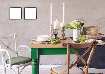 dining room and interior design designed for home office hotel