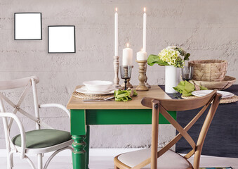 dining room and interior design designed for home office hotel