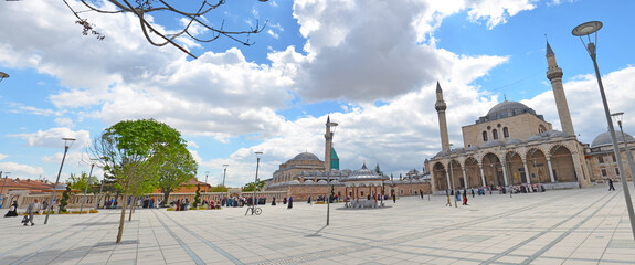 Selimiye Mosque and Mevlana Museum in Konya, Turkey