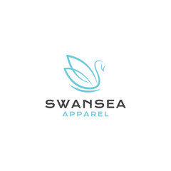 Swansea logo vector icon illustration modern style for your business