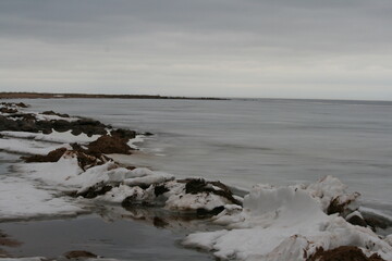 Obraz premium Ostseestrand im Winter 1