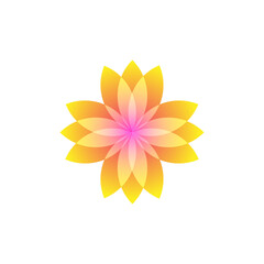 Water lily Lotus logo Flower logo - beauty spa flower symbol wellness health meditation beauty luxury natural fitness yoga lifestyle treatment petals salon organic calming cosmetics
