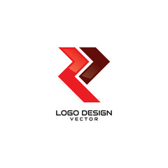 Abstract R Symbol Logo Design Vector