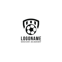 New creative Football soccer logo design vector template