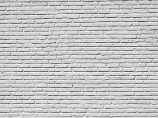 Decorative white brick wall texture background