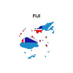 maps of Fiji icon vector sign symbol 