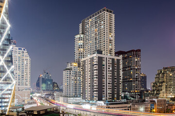 Fototapeta premium City and building photos In the center of Bangkok, Thailand