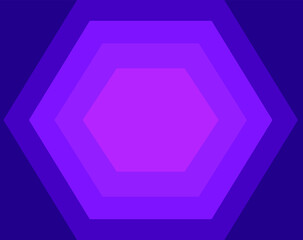 Abstract artistic background design in purple gradient in hexagon style