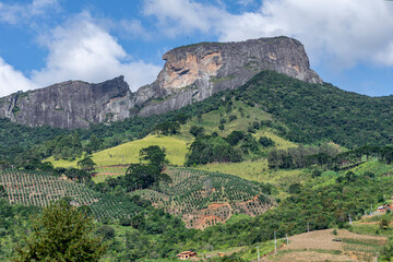 rock formation known as Pedra do Baú, on the border of Campos do Jordão and São Bento do Sapucai