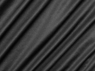 black fabric cloth texture, textile background