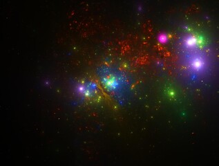 Imaginatory fractal background generated Image