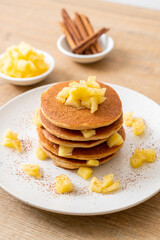 apple pancake or apple crepe