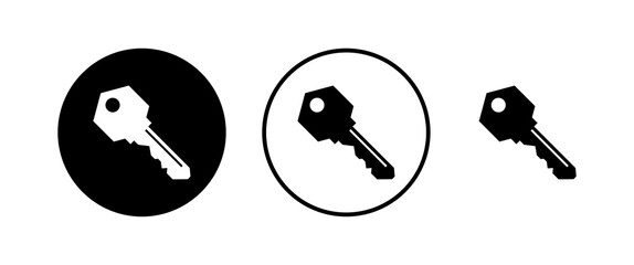 Key icons set. Key vector icon. Key symbol