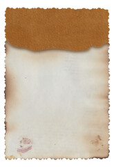 Obraz premium Old vintage paper background with natural leather texture