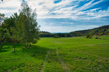 Fototapeta na wymiar Landschaft Thüringen