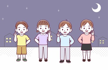 子どもたち4人