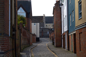 Houses near Quayside, Norwich, Norfolk