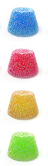  jelly sugar candy 3d render isolated