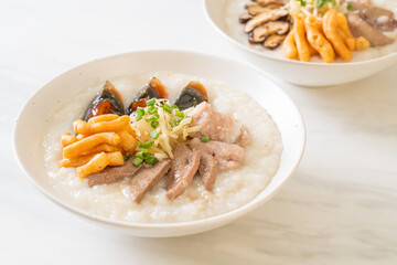 Pork Congee or Porridge with Pork