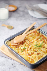 French national potato dish gratin