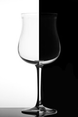 french wine glass, domino style photography