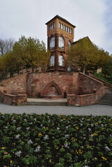 Villa "Wergers Schl&ouml;&szlig;chen" at Willy-Brandt-Ring Street in Worms, southern Germany.
