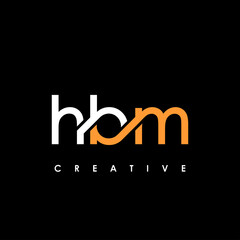 HBM Letter Initial Logo Design Template Vector Illustration