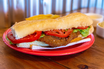 sandwich de milanesa completo