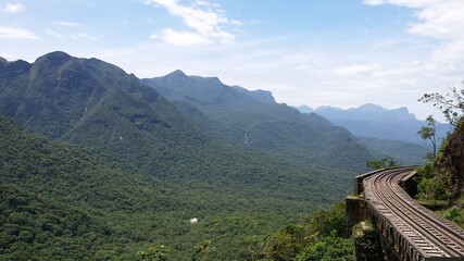 railway in the mountains