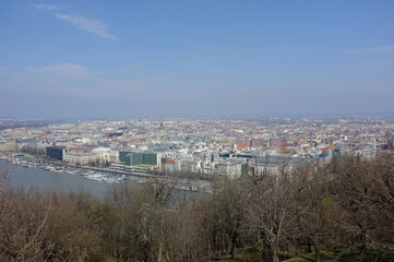 Obraz premium European city skyline