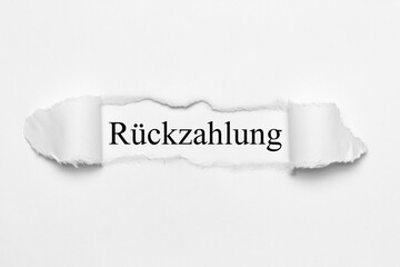 Rückzahlung